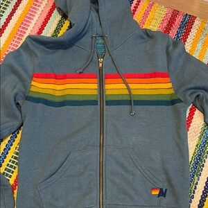 Aviator Nation 5 Stripe Hoodie